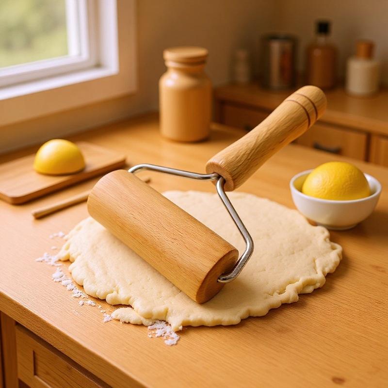 ไม้คลึงแป้งแบบใหม่สำหรับทำขนมพ - Kitchen Roller Baking บทวิจารณ์และราคา